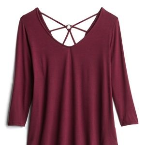 PAPERMOON Ampton Back Detail Knit Top